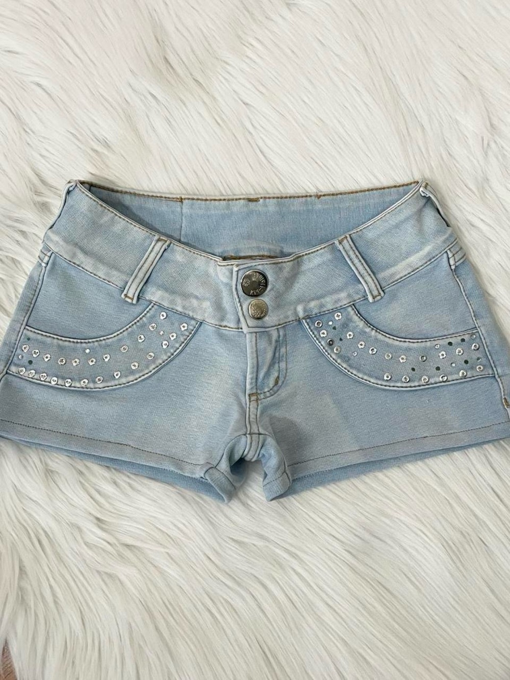 Vintage Y2K micro mini jean shorts